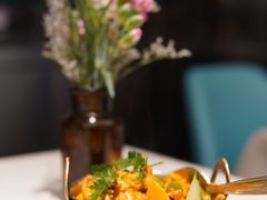 健康的绿色特制咖喱杂菜GreenAnd-恒河传奇印度餐厅GANGES