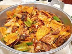 -尕有炕锅烤羊肉