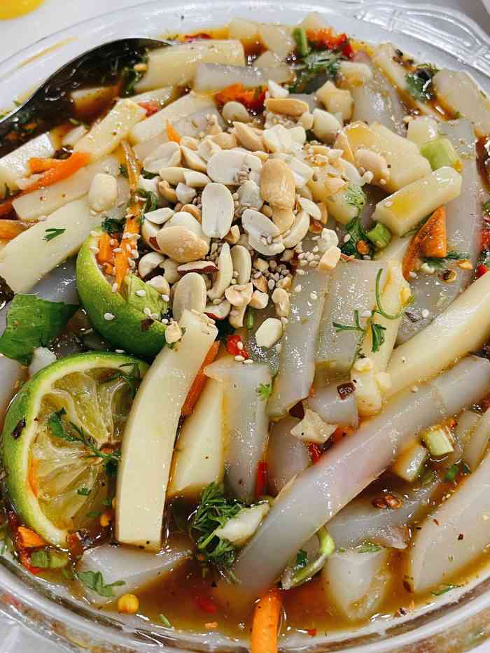 冰冰凉·小吃饮品-"我只能说,柠檬凉粉儿,也是黑暗料理中的第.