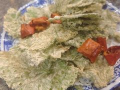 面拖桑树叶-天台徐家小吃