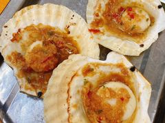 蒜蓉焗扇贝（熟蒜）3个-炒豆合作社(东四总店)