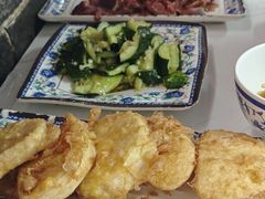 鸡蛋炸馒头片-大槐树烤肉馆