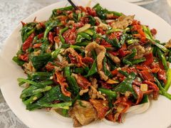 辣皮子韭菜肉拌面-汗腾格里·风味餐厅(新疆驻京办店)