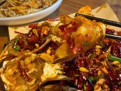 香辣梭子蟹-老家黄墩饭店