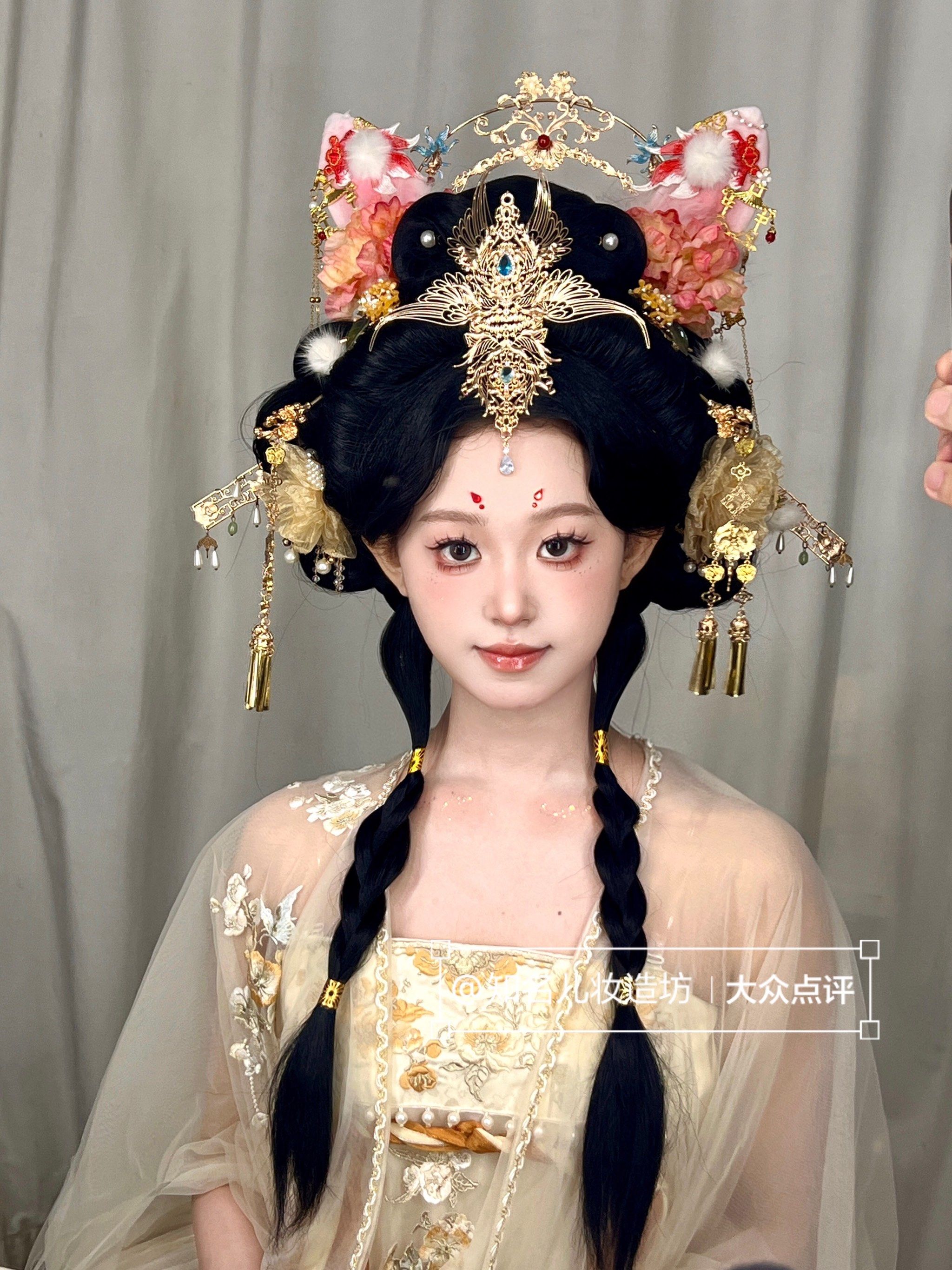 古风新娘发型艺术