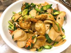 白蟹炒年糕-红灯笼龙凤饭店(宁波老字号店)