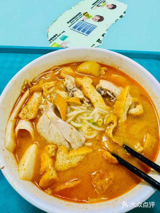 亚王咖喱鸡米粉面图片