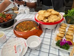 石板豆腐鸡蛋-英兰朝族饭店(河南桥头店)