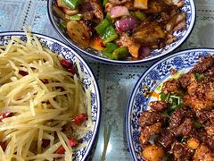 炝炒土豆丝-北大地皖峰饭馆