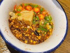 蘸料碟-阿婉贵州苗家酸汤鱼(梅林店)