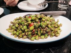 榄菜肉松炒四季豆-金翠河烧鹅餐厅(北城天街店)