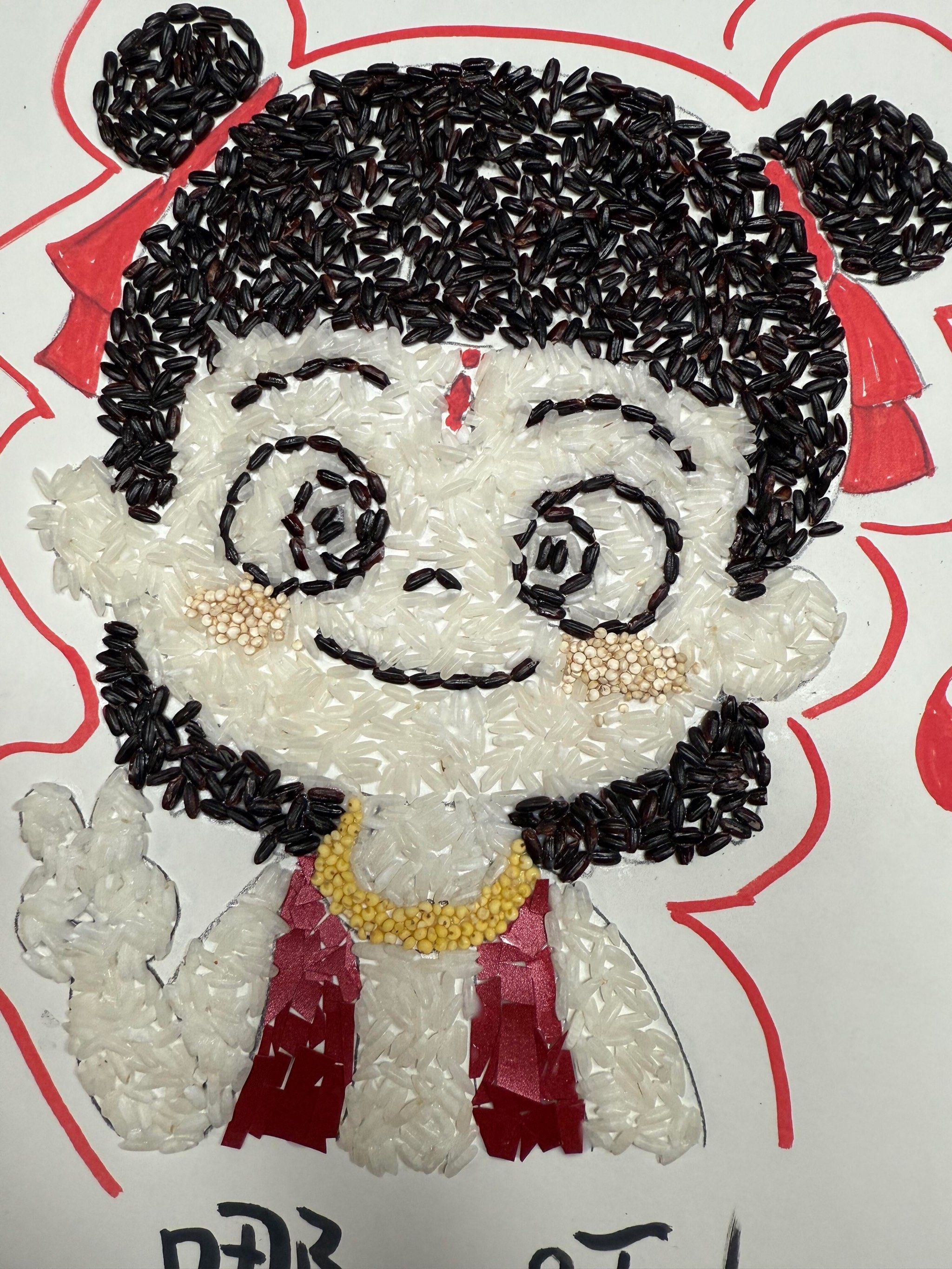 🔥手工大神必囤!豆子🫘贴画打造萌翻天的哪吒手