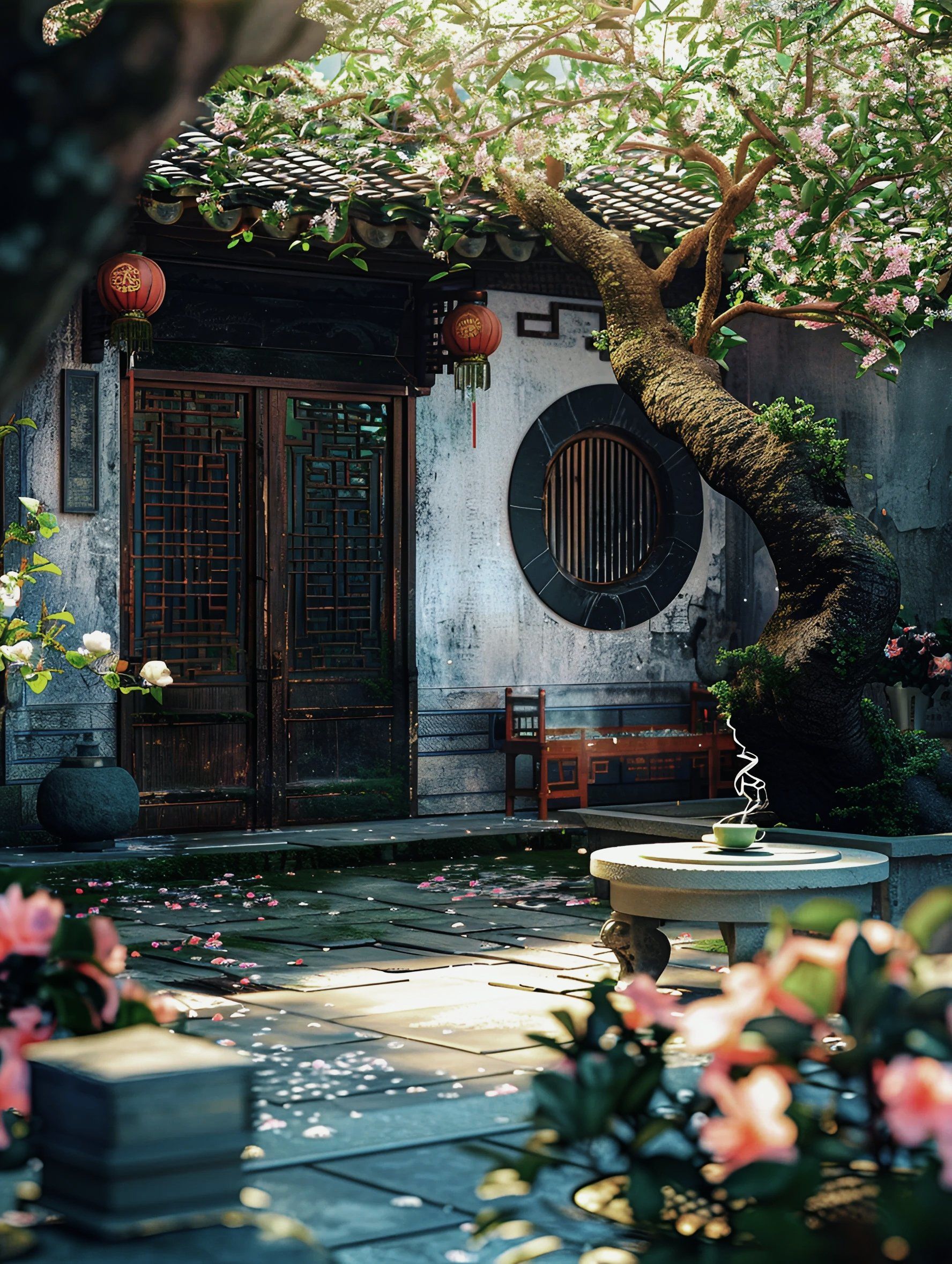 回味古风,老宅的一天