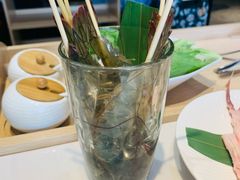 竹签虾-围炉夜话·潮汕卤水火锅(榕江店)
