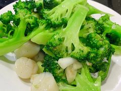 西兰花炒带子-一哥美食(总店)