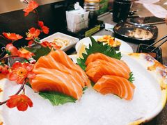 三文鱼刺身-禾绿回转寿司(万柳华联店)