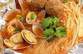 Shrimp and Beef Meatball Noodles