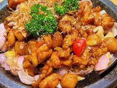 石板薯仔三杯鸡-宋庄魁元艺术餐厅