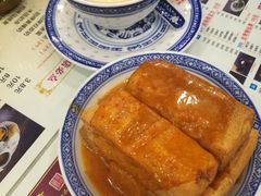 招牌蒜香炸豆腐-捷信牛奶甜品世家(学府店)