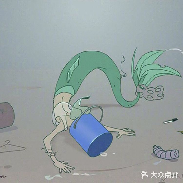 [撇嘴]当海洋被污染后，小美人鱼会变成什么样的呢？