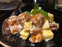 菠萝油条虾-华豫川酒家(大卫城店)