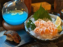 三文鱼鱼腩刺身-昊·来了寿司(台湾街店)