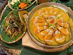 经典MAMA咖喱皇绘泰国香虾-西双版纳洲际度假酒店-泰傣餐厅