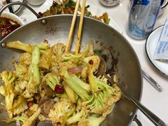 干锅有机花菜-刘胖子家常菜·蹄花焖藕(兴业店)