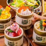 佛山首创！藏在竹筒里的刺身饭～你吃过吗⁉️