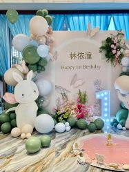 -美特派对气球装饰周岁宴百日宴宝宝 宴生日布置活动策划(曹杨店)