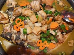 豪华蛙哈哈鲜青椒烤鱼-探鱼·鲜青椒爽麻烤鱼(广州欣荣广场店)