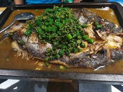 鲜青椒烤鱼-探鱼·鲜青椒爽麻烤鱼(天河优托邦店)