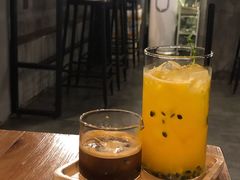 风味冰美式/百香-转山咖啡(松柏社区店)