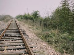 -乌龙涧铁道铁轨景