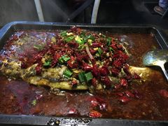 -探鱼·鲜青椒爽麻烤鱼(中天广场店)