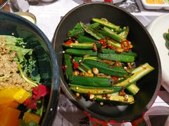 小炒秋葵-小大董·烤鸭(凤凰汇店)