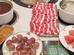 -清真欣思路鲜切涮烤自助火锅