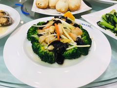 西兰花炒带子-渔民新村(番禺总店)