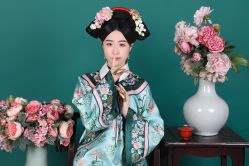 -后宫·古装汉服京剧儿童亲子全家福摄影