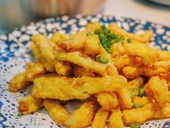 咸蛋黄茄子-园里前·10年私厨·福建菜(台江万达鳌峰洲店)