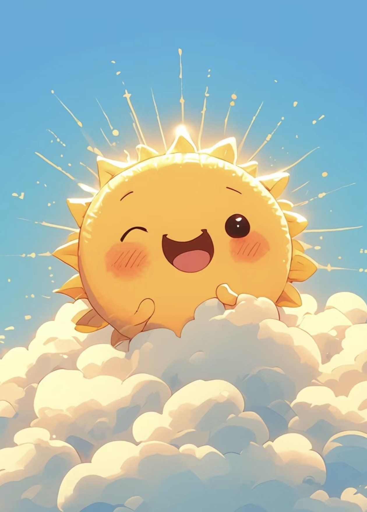 心里住着小太阳,日子才会清透明亮☀️