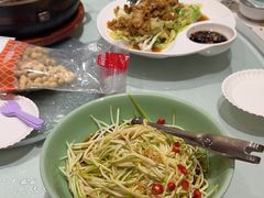 -海派美食·家宴海鲜青岛菜·石锅鲽鱼头(东方城店)