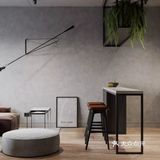 由于户型限制，厨房卫生间这边几乎无采光，设计师将卧室