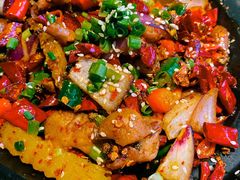 干锅肥肠-不相离盐帮菜(郎园店)