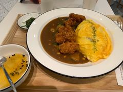 炸鸡块咖喱蛋包饭-池奈·日式咖喱蛋包饭(海口万象城店)