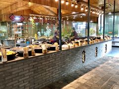 自助取餐区-老字号农家宴