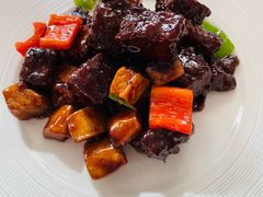 黑椒牛里脊粒-上海虹桥宾馆味翠餐厅