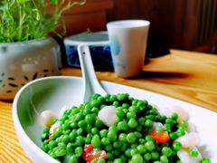 甜豆虾仁-礼耕堂·百年茶人餐厅(梅家坞店)