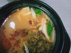 雪菜肉丝面疙瘩-南通大学-食堂