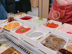 自助调料区-海底捞火锅(龙湾万达广场店)